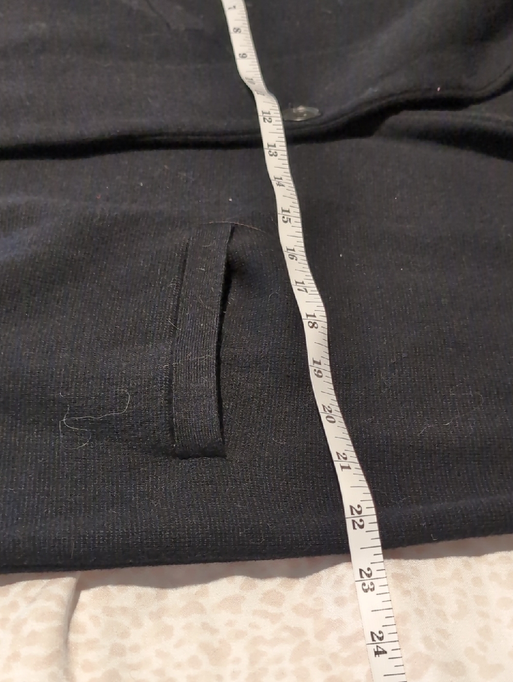JCrew Sweater Knit Blazer, Black, L - Picture 7 of 7